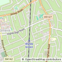 Map of Sutton Coldfield, West Midlands