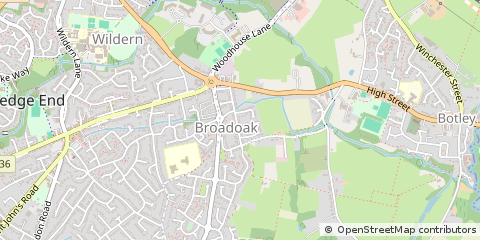Map of Southampton, Hampshire
