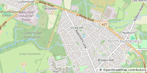 Map of Southampton