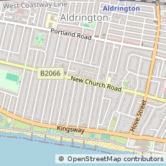 Map of Hove, East Sussex