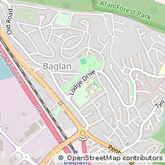 Map of Port Talbot, West Glamorgan