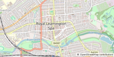 Map of Leamington SPA