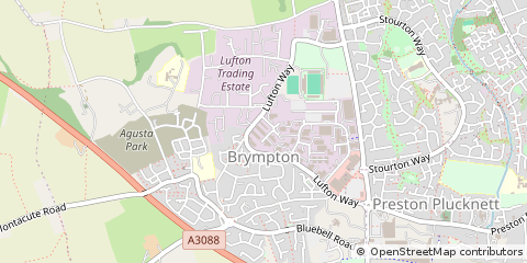 Map of Yeovil, Somerset