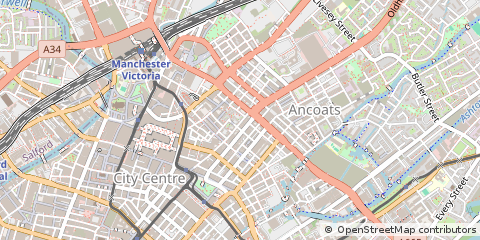 Map of Manchester