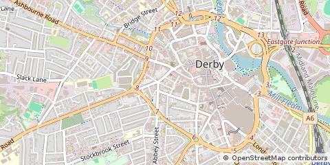 Map of Derby