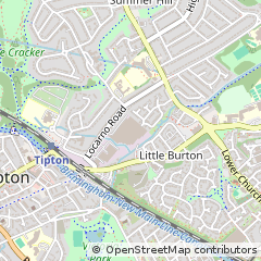 Map of West Midlands, United Kingdon