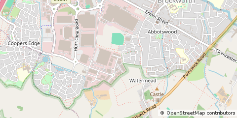 Map of Brockworth Gloucester, Gloucester