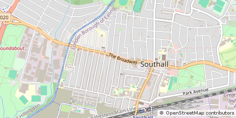 Map of Southall