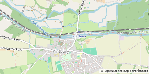 Map of Hungerford, Berkshire