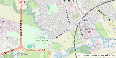 Map of Driffield, East Yorkshire