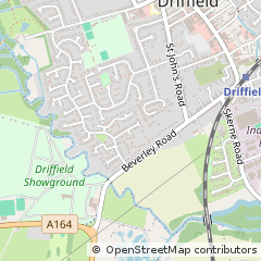 Map of Driffield, East Yorkshire