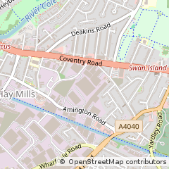 Map of Birmingham