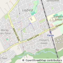 Map of Yarm, Cleveland