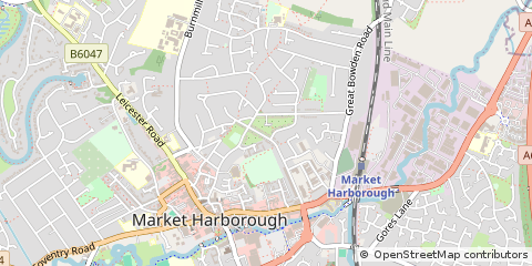Map of Market Harborough