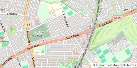Map of Newcastle Upon Tyne