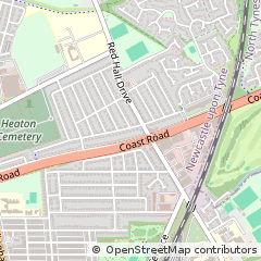 Map of Newcastle Upon Tyne