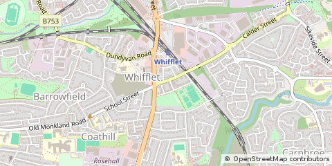 Map of Coatbridge