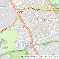 Map of Manchester, Lancashire