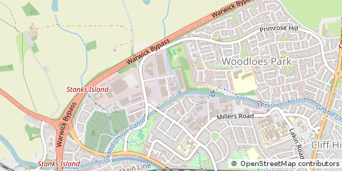 Map of Warwick