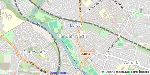 Map of Cardiff