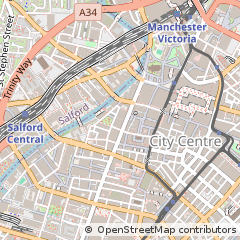 Map of Manchester