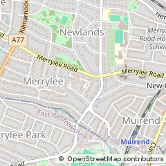 Map of Glasgow, Please Select a Region, State or Province.