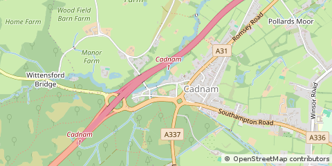 Map of Southampton, Hampshire