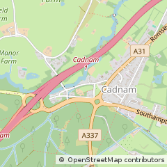 Map of Southampton, Hampshire
