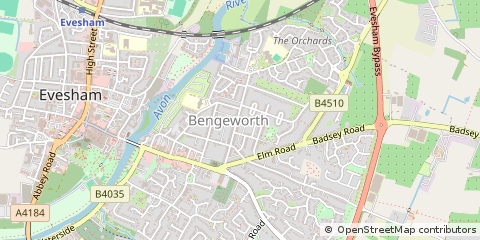 Map of Evesham