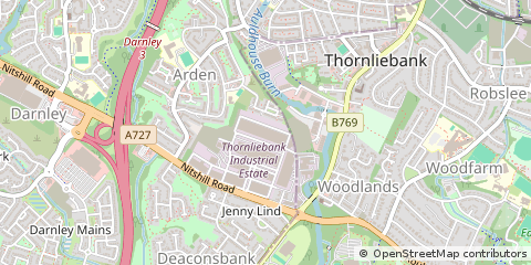 Map of Glasgow