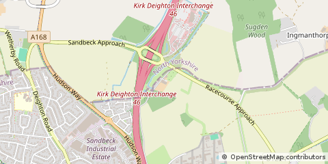 Map of Wetherby, West Yorkshire