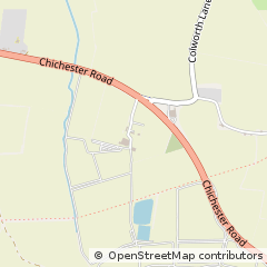Map of Chichester, West Sussex