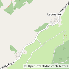 Map of Oban, Argyll and Bute