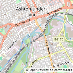 Map of Dukinfield, Cheshire