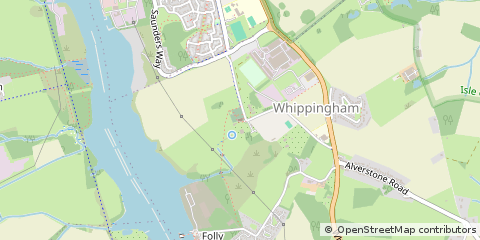Map of East Cowes, Isle of Wight