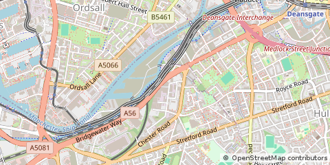 Map of Manchester