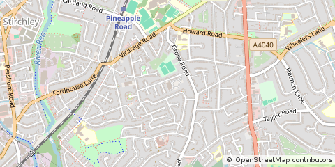 Map of Birmingham, West Midlands