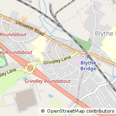 Map of Stoke-on-Trent, Staffordshire