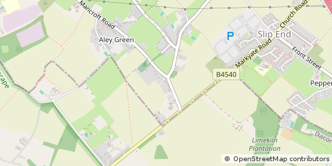 Map of Luton, Bedfordshire
