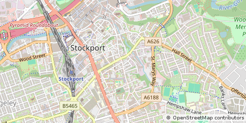 Map of Stockport