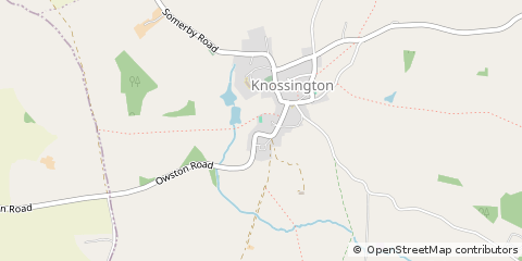 Map of Oakham, Rutland