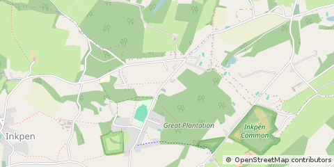 Map of Hungerford, Berks