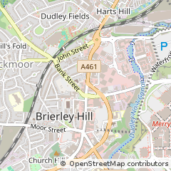 Map of Brierley Hill