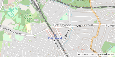 Map of Orpington, Kent