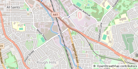Map of Wolverhampton, West Midlands
