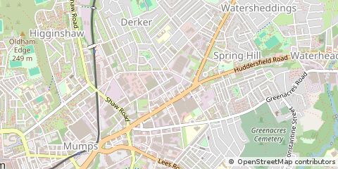 Map of Lancashire