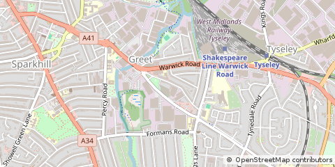 Map of Birmingham
