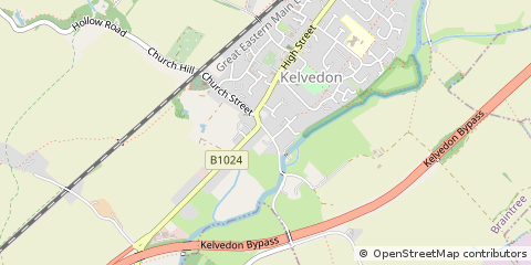 Map of Colchester, Essex