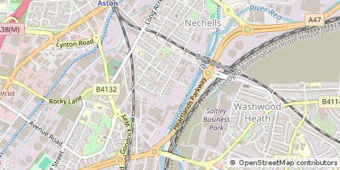 Map of Birmingham