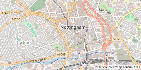 Map of Nottingham